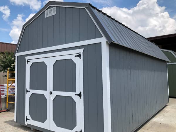 Painted Lofted Barn | Derksen Portable Buildings